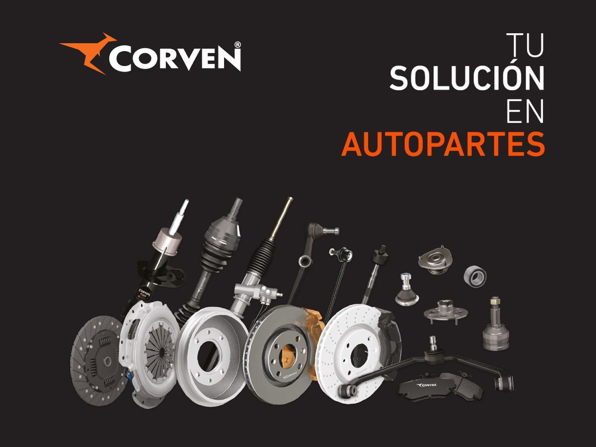 Línea completa de autopartes Corven